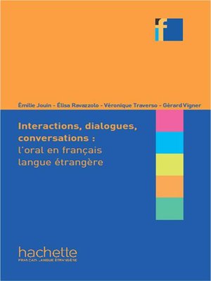 cover image of Interactions, dialogues, conversation